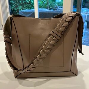 Stella McCartney Eco Vegan Leather Braided Strap Large Shoulder Bag